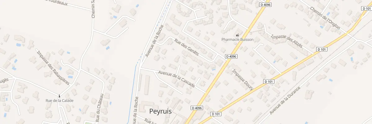 Plan du 102 Av de la Cascade à Peyruis
