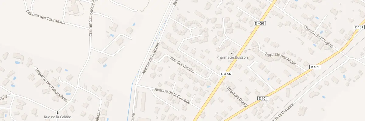 Plan du 14 Rue des Genêts à Peyruis