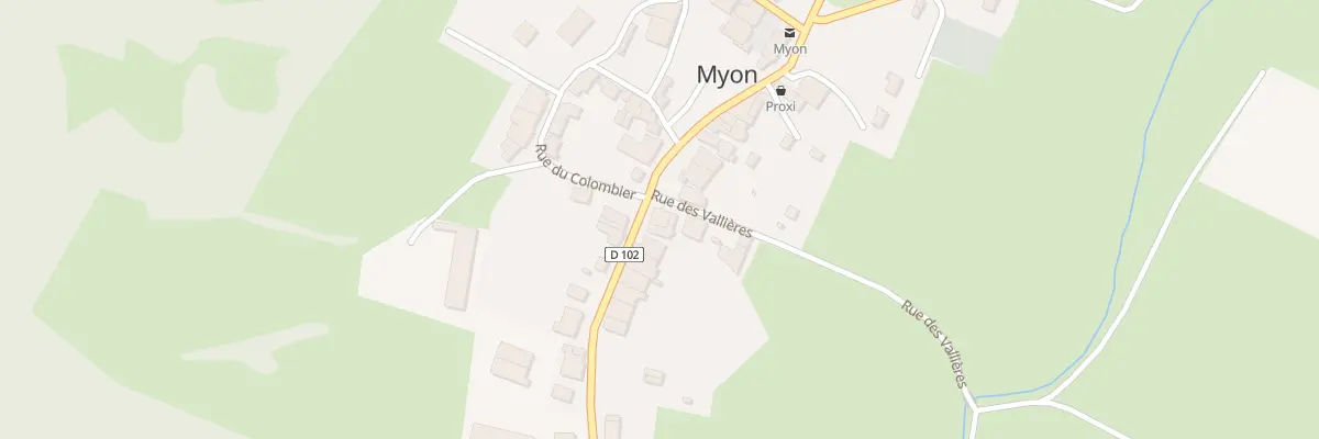 Plan du 1 Rue des Vignes à Myon