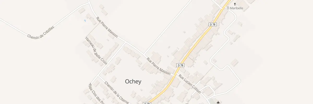 Plan du 10 Rue Pierre Masson à Ochey