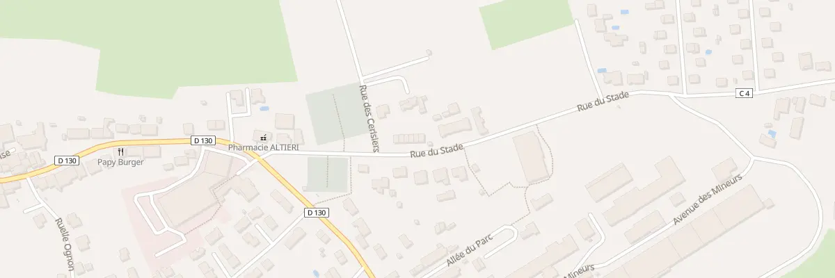 Plan du 9 Rue du Stade à Valleroy