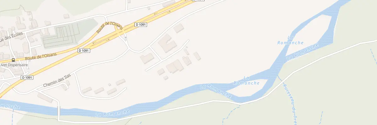 Plan de L’Ila à Livet-et-Gavet