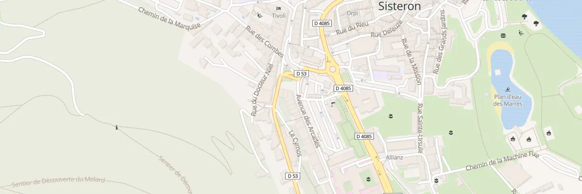 Plan du 6 Av des Arcades à Sisteron