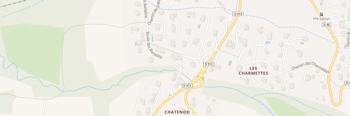 Plan du 5402F Chatenod à Pugny-Chatenod