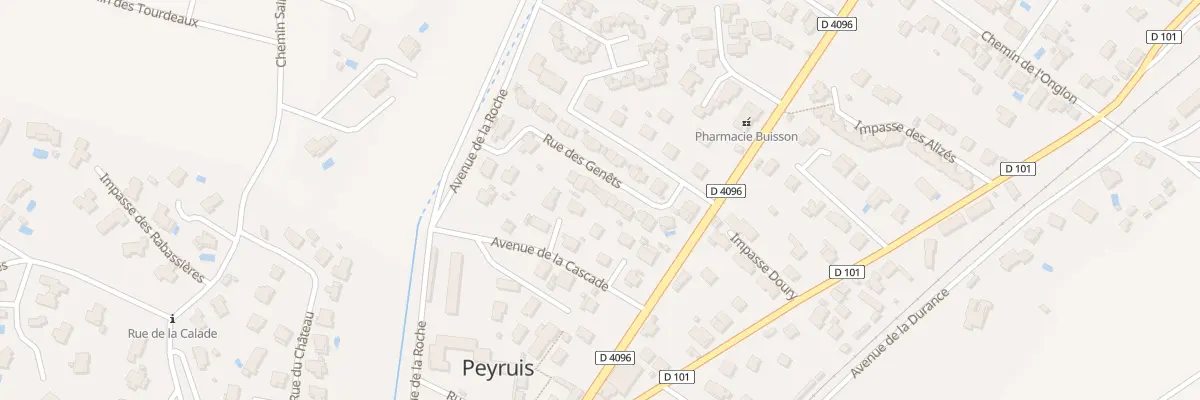 Plan du 67 Rue des Genêts à Peyruis