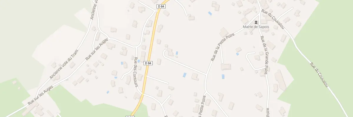 Plan du 226 Rue de la Petite Poire à Sapois
