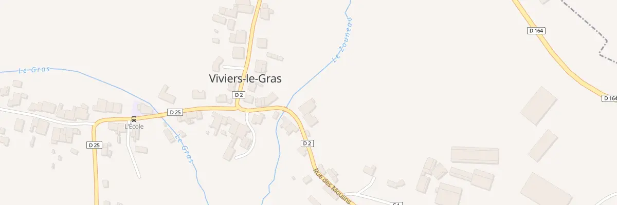 Plan du 101 Rue des Moulins à Viviers-le-Gras
