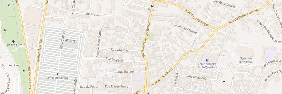 Plan du 153 Bd Georges Richard à Toulon