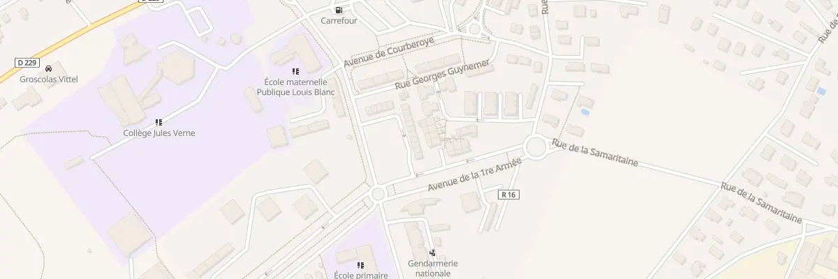 Plan du 73 Rue Jean Mermoz à Vittel