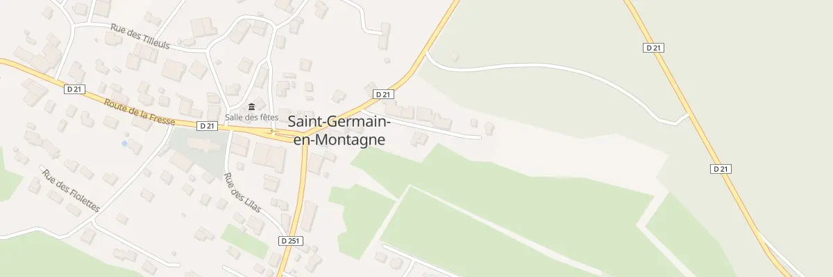 Plan du 2 Rue des Sorbiers à Saint-Germain-en-Montagne