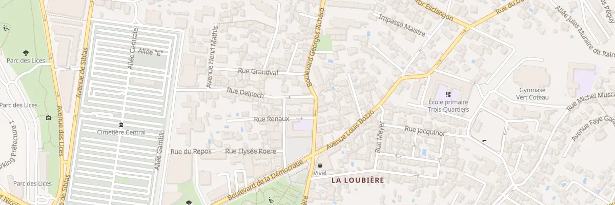 Plan du 1 Bd Georges Richard à Toulon