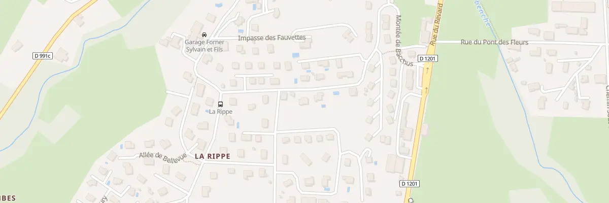 Plan du 229 Mte de Bacchus à Entrelacs