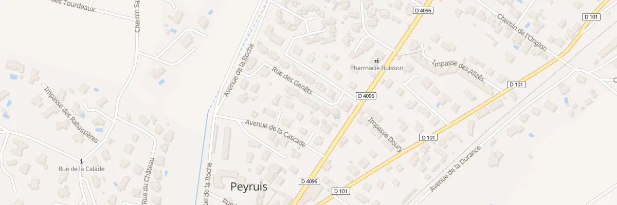 Plan du 71 Rue des Genêts à Peyruis