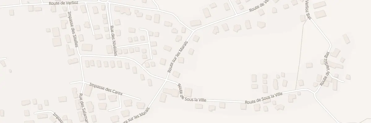 Plan du 700 Rte de sur les Marais à Vallières-sur-Fier