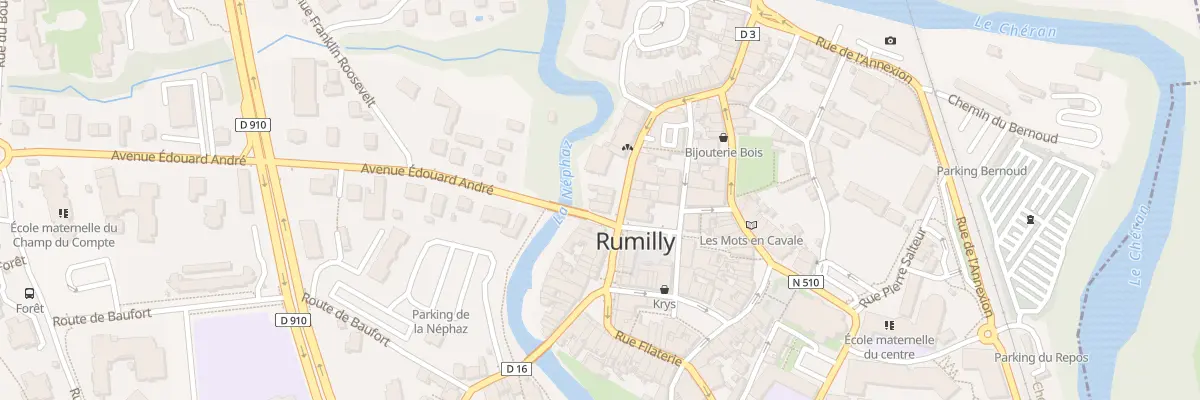 Plan du 14 Pl de l’Hôtel de Ville à Rumilly