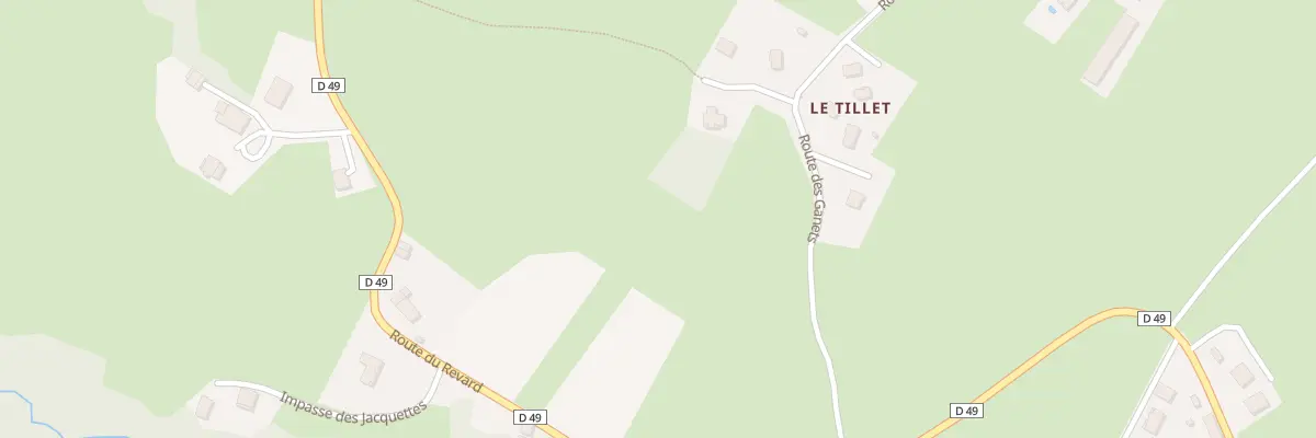 Plan du 27 Che du Muret à Grésy-sur-Aix