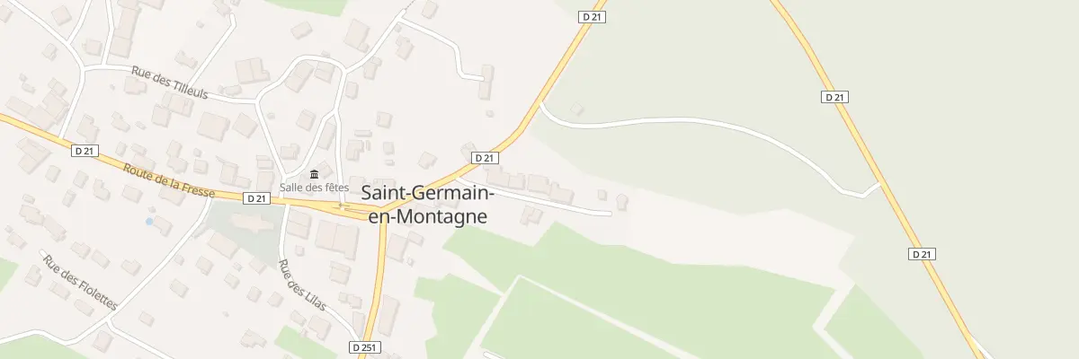 Plan du 5 Rue des Sorbiers à Saint-Germain-en-Montagne