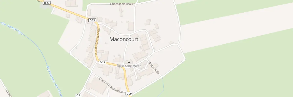 Plan du 1 Rue Haute à Maconcourt