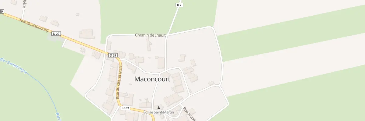 Plan du 10 Rue Haute à Maconcourt