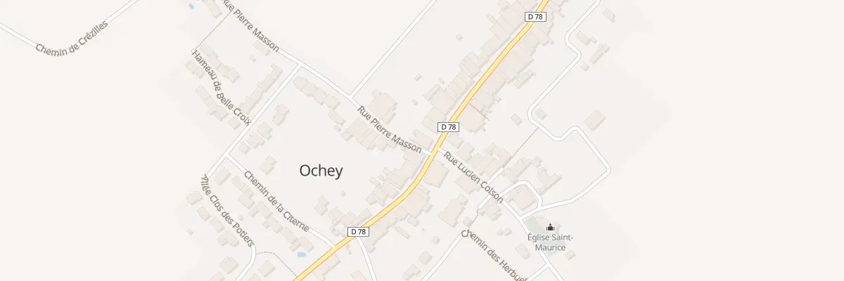 Plan du 1 Rue André David à Ochey