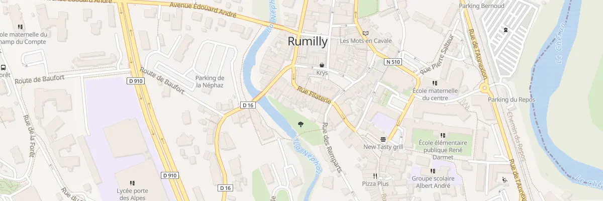 Plan du 6 Rue Filaterie à Rumilly