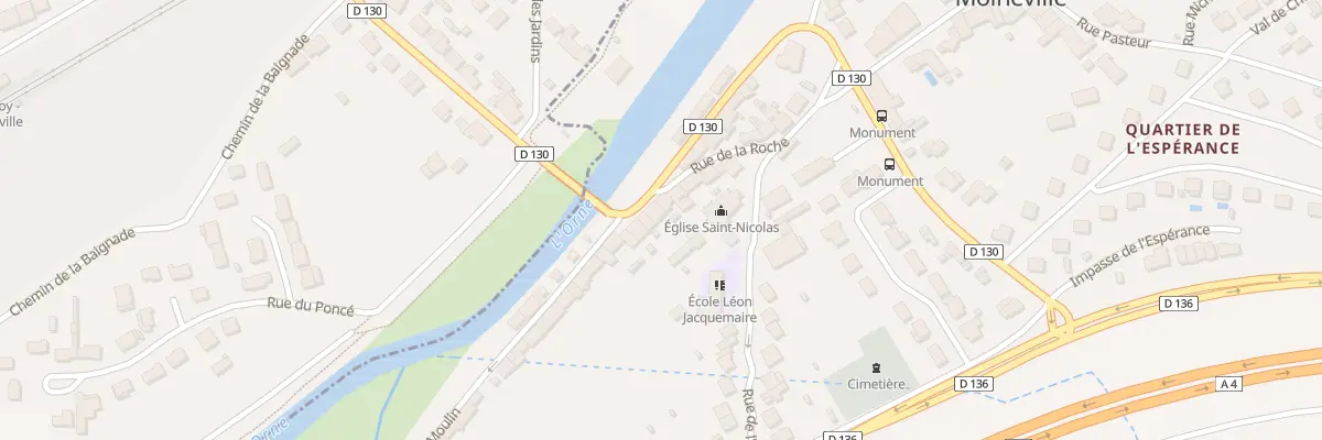 Plan du 76 Rue du Commerce à Moineville