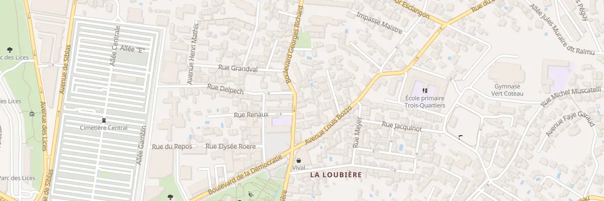 Plan du 74 Bd Georges Richard à Toulon