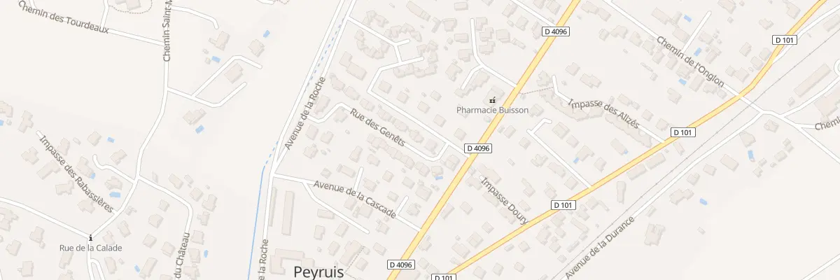 Plan du 4 Rue des Genêts à Peyruis