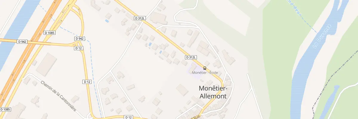 Plan du 5123 Notre Dame à Monêtier-Allemont