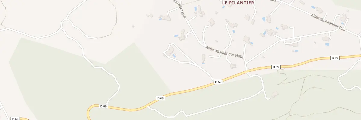Plan du 396 Rte des Rouvières à Saint-Julien