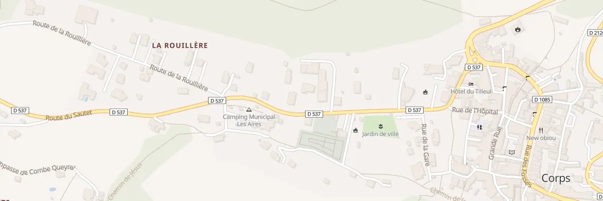 Plan du 236 Rte du Sautet à Corps