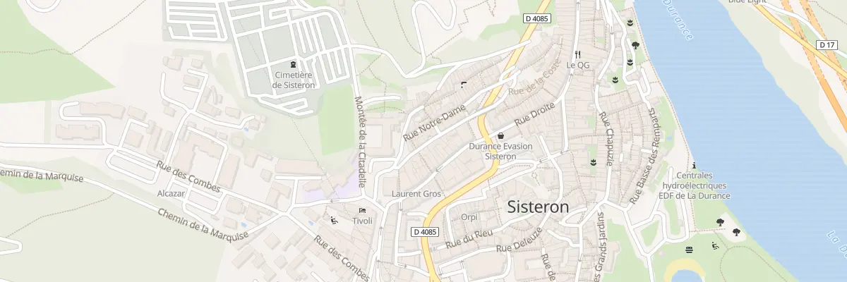 Plan du 39 Rue de la Coste à Sisteron