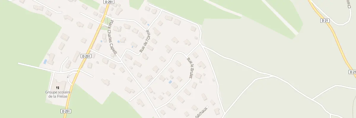 Plan du 8 Rue du Brulet à Saint-Germain-en-Montagne