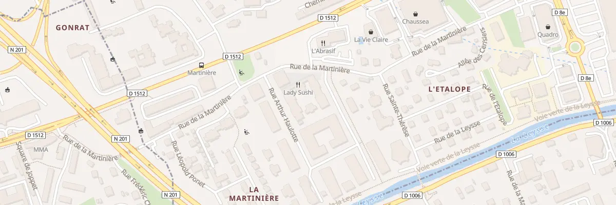 Plan du 18 Rue Chanoine Henri Féjoz à Bassens