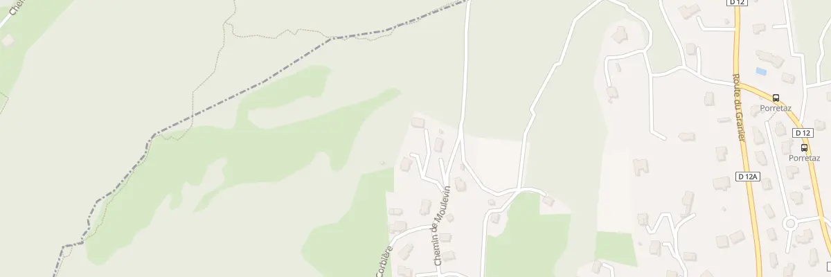 Plan du 243 Che de Moulevin à Saint-Baldoph