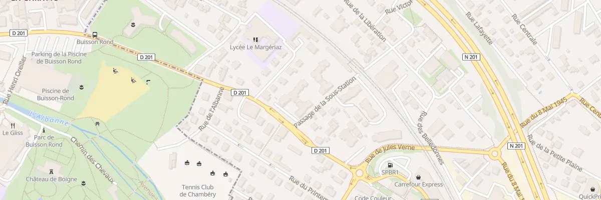 Plan du 40 Rte d’Apremont à Barberaz