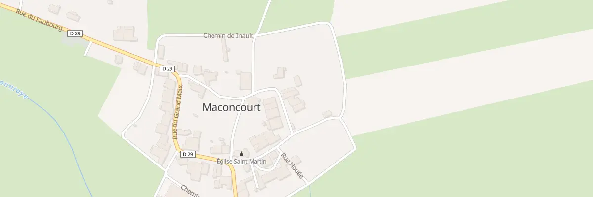 Plan du 4 Rue Haute à Maconcourt