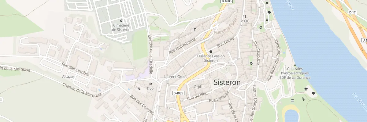 Plan du 50 Rue de la Coste à Sisteron