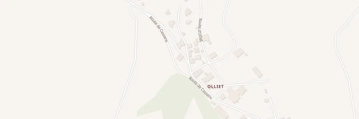 Plan du 116 Che du Biollat à Savigny