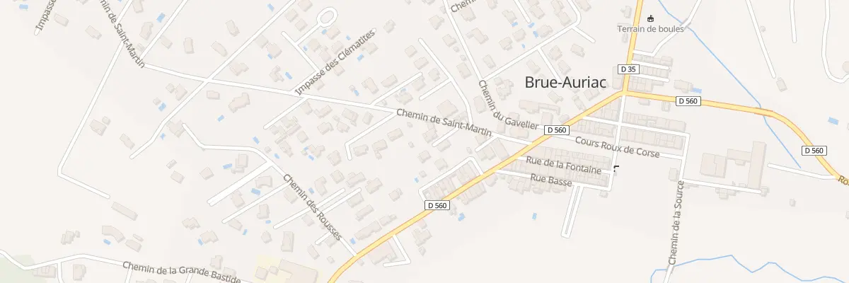 Plan du 9021 Les Rousses à Brue-Auriac