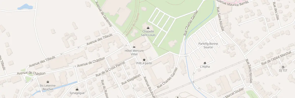 Plan du 158 Av Bouloumie à Vittel