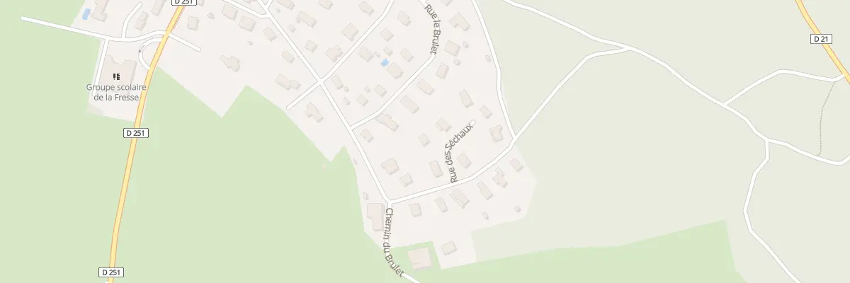 Plan du 9 Rue du Sechaux à Saint-Germain-en-Montagne