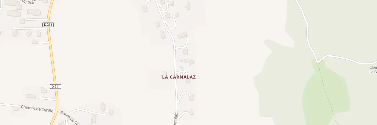 Plan du 349 Rte de la Carnalaz à Drumettaz-Clarafond