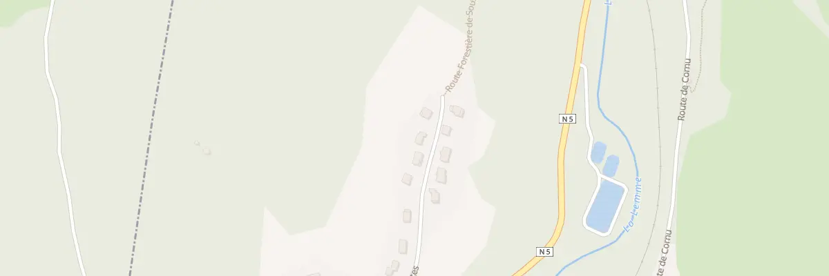 Plan du 13 Lot des Belettes à Chaux-des-Crotenay