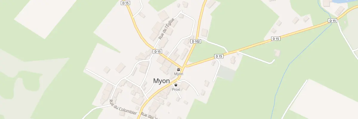 Plan du 2 Rue de la Jonchère à Myon