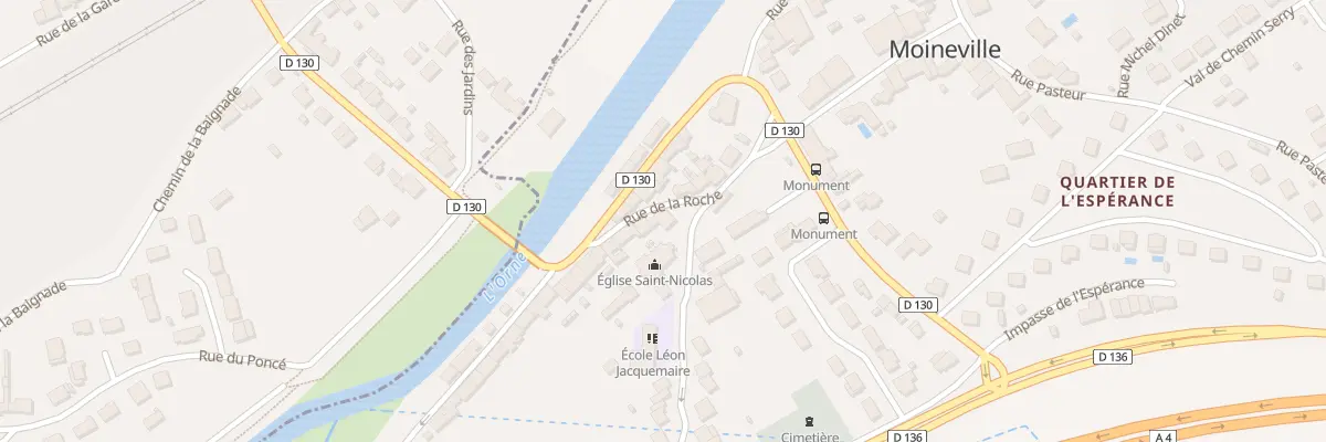 Plan du 53 Rue de la Roche à Moineville