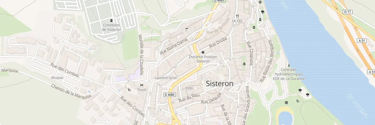Plan du 96 Rue Droite à Sisteron