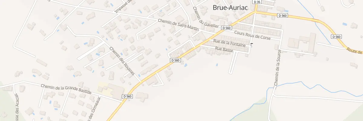 Plan du 21 Av de Saint Maximin à Brue-Auriac