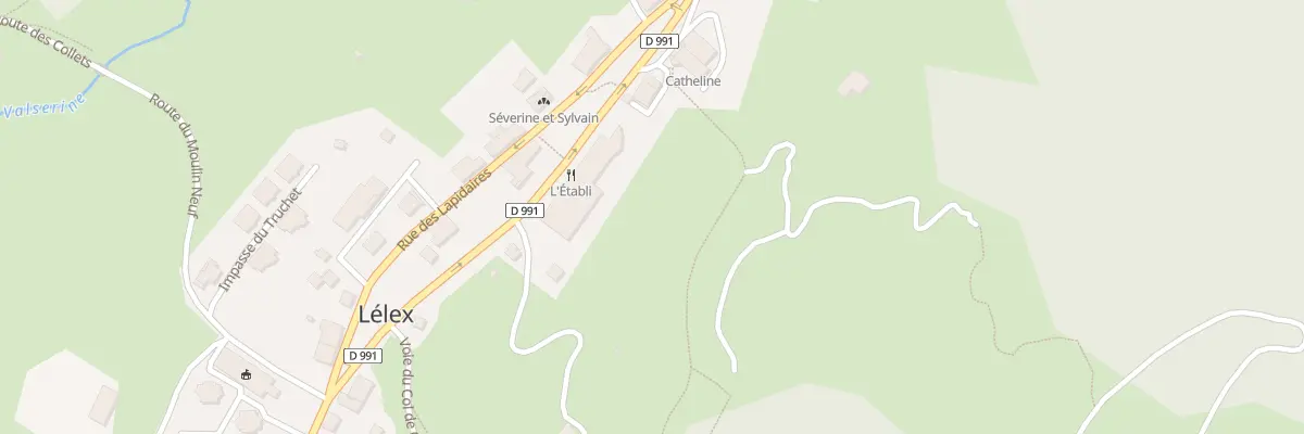Plan du 575 Rue des Monts Jura à Lélex