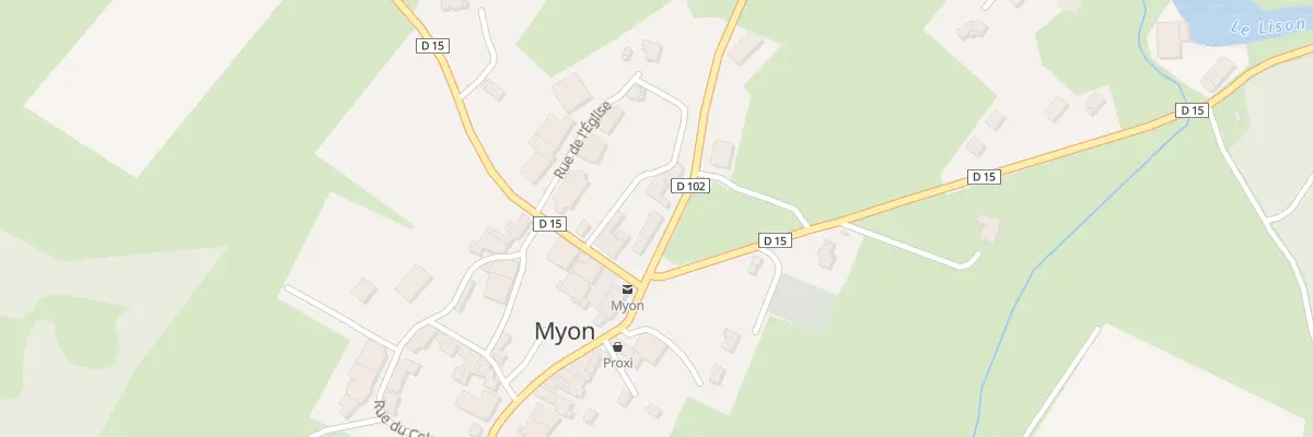 Plan du 5 Rue Georges Colomb à Myon